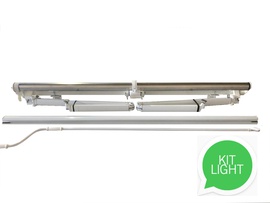 Kit Articulado Light 2,50 m x 1,50 m branco